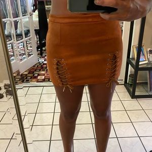 suede skirt